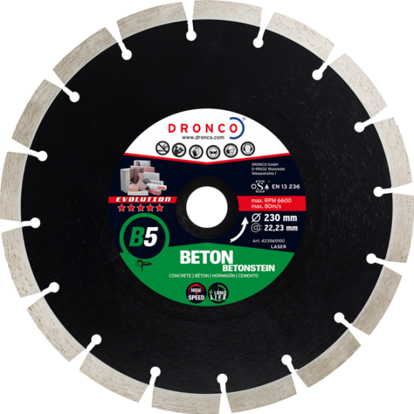 Diamant Trennscheibe Beton B5 evolution line