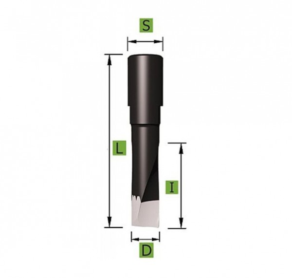 Nutfräser Z2 'Domino' Ø10,0 mm