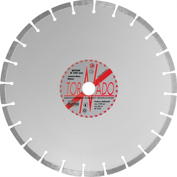 Tornado Beton Diamant Trennscheibe Ø 350 mm