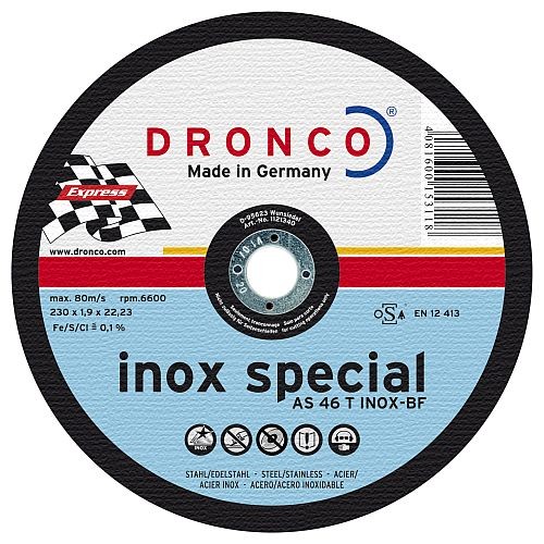 Edelstahl Trennscheibe 'Superior' Ø 150x1,6 mm