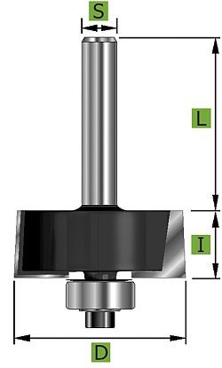 Edessö Falzfräser Ø 28,6 mm