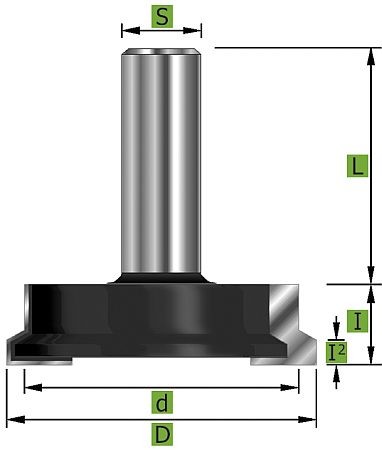 Schubladen Verleimfräser Ø25,4 mm