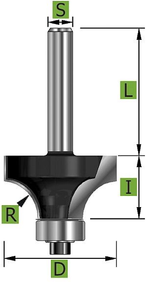 Edessö Abrundfräser Ø38,1 mm