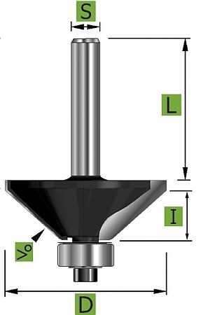 Edessö Formfräser Form &#039;C&#039; Ø57,2 mm