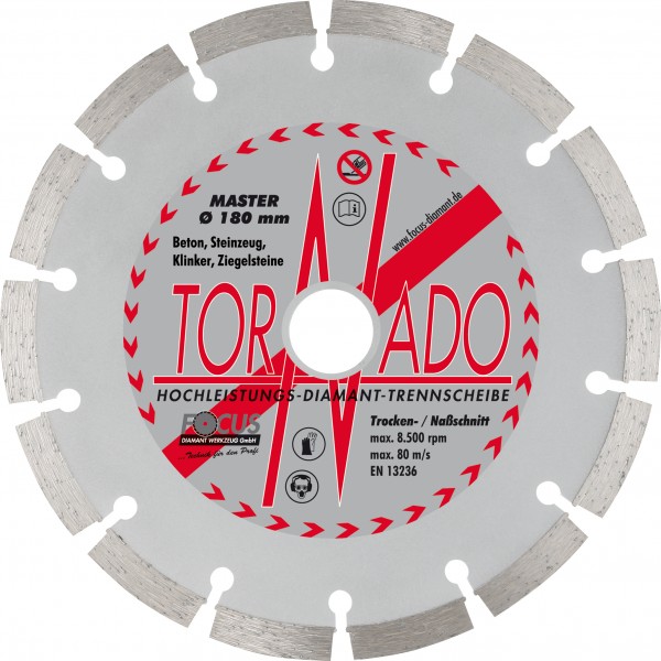 Tornado Master Diamant Trennscheibe Ø 180 mm