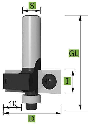 WPL Falzfräser Ø 30,0 mm