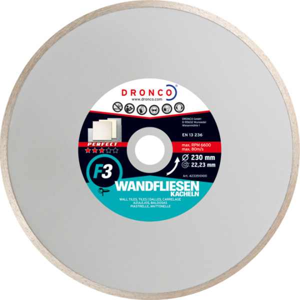 Wandfliesen Diamant Trennscheibe F3 PERFEKT