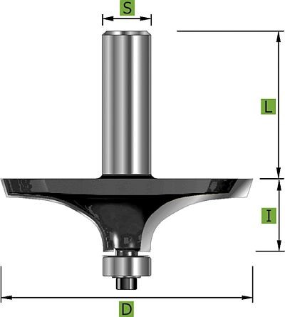 Edessö Formfräser Form &#039;A&#039; Ø63,5 mm