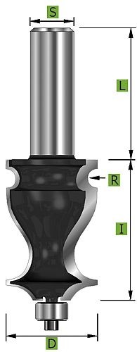 Langprofilfräser Ø19,0 mm