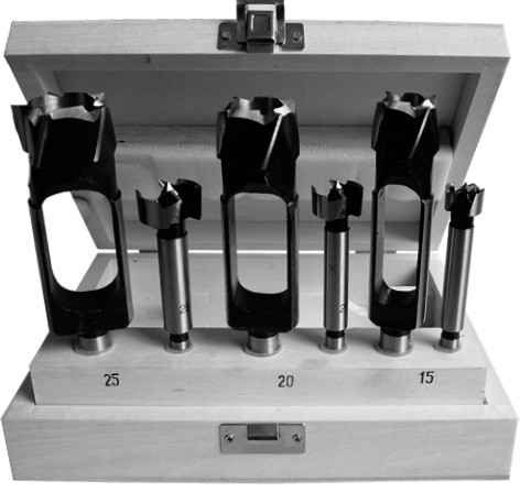 Edessö Scheibenschneider und Forstnerbohrer D = 8, 10, 12 mm