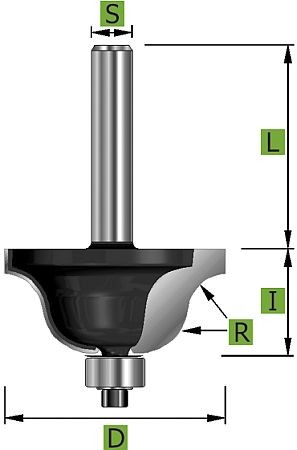 Römischer Profilfräser Ø43,0 mm