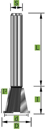 Zinkenfräser Ø14,3 mm