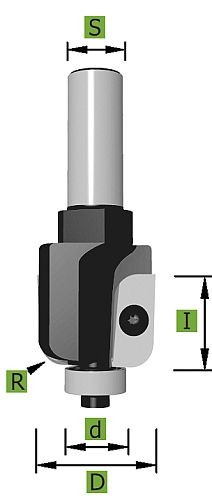 WPL Hohlkehlfräser Ø32,0 mm