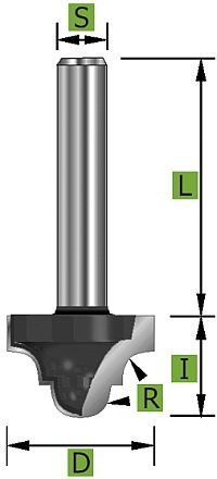 Classic Fräser Ø12,7 mm