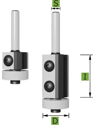 WPL Bündigfräser Ø19,0 mm