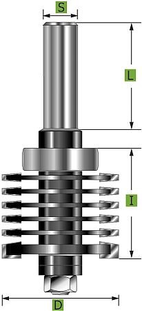 Finger Verleimfräser Set Ø40,0 mm